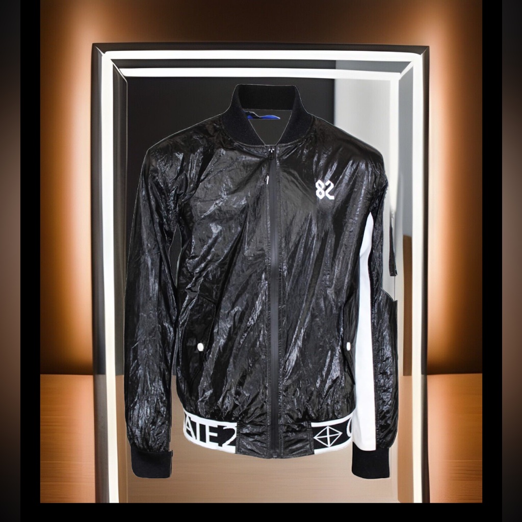 Create 2mrn Black & White W/A Crazy Interior Design On Fleece Lining Bombshell